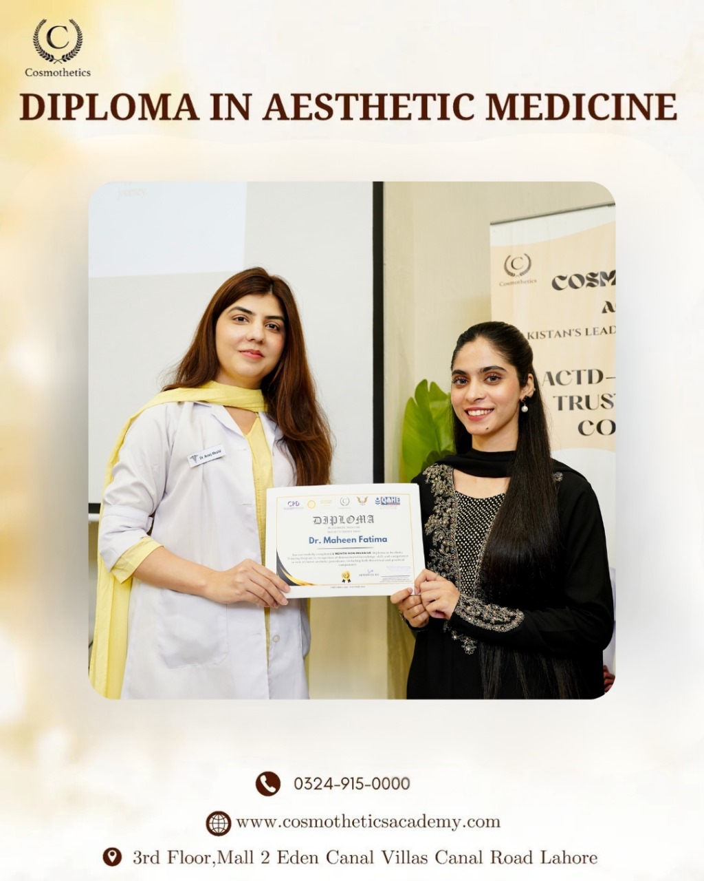 Aesthetic Training Courses in Lahore – Cosmothetics Academy