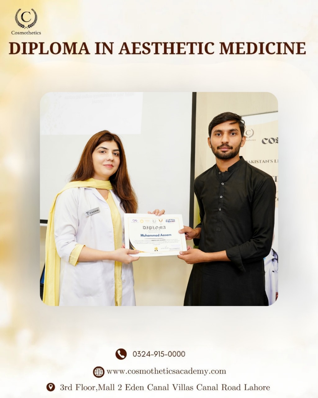 Aesthetic Courses in My Area – Professional Training by Cosmothetics Academy Lahore