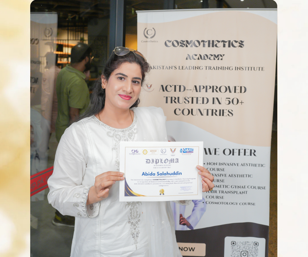 Medical Aesthetician Course – Advanced Skincare Training at Cosmothetics Academy Lahore