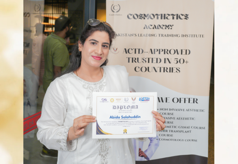 Medical Aesthetician Course – Advanced Skincare Training at Cosmothetics Academy Lahore
