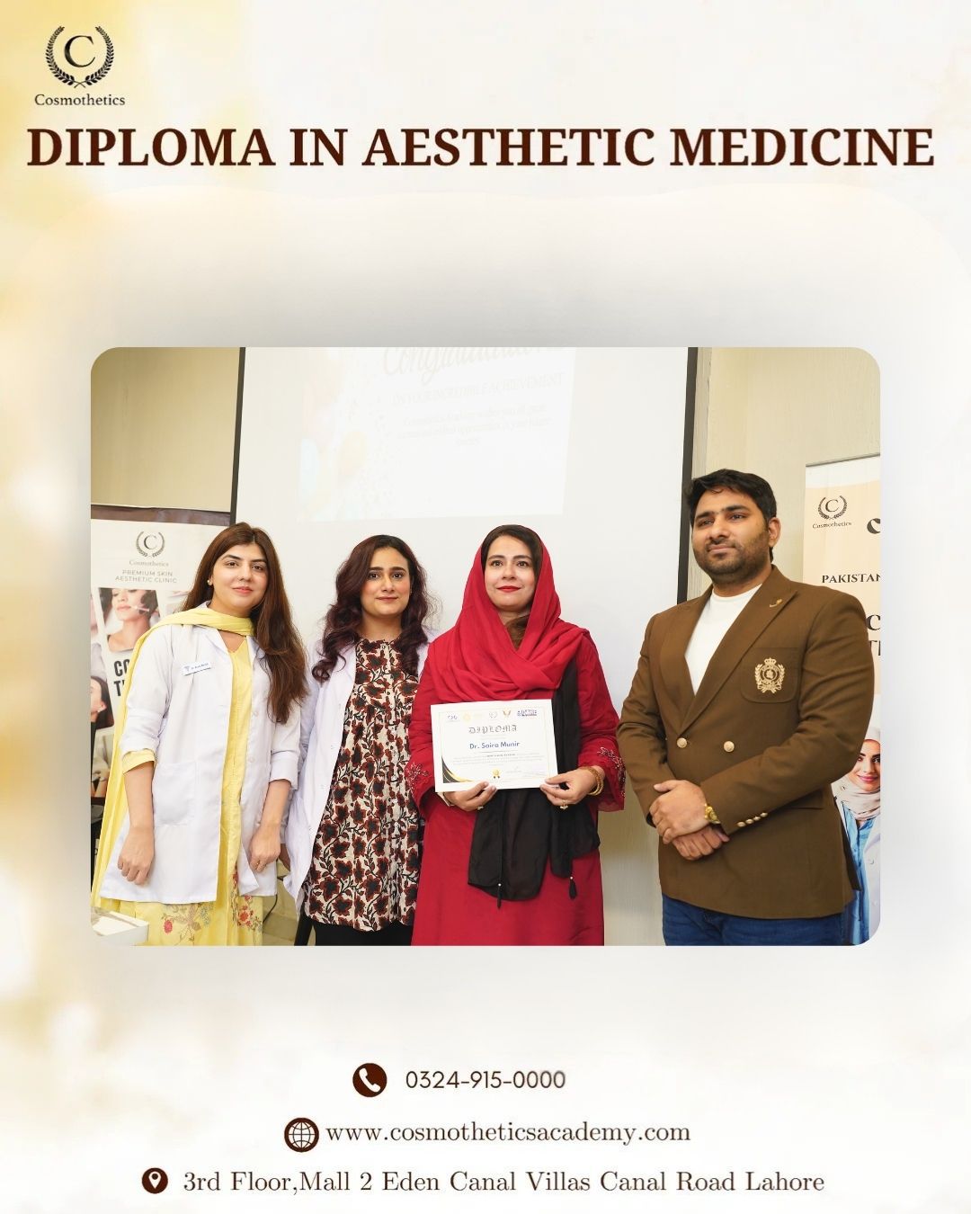 aesthetician course academy in lahore