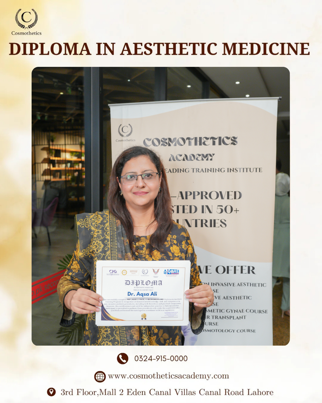 Aesthetic Programs in Lahore | Training at Cosmothetics Academy