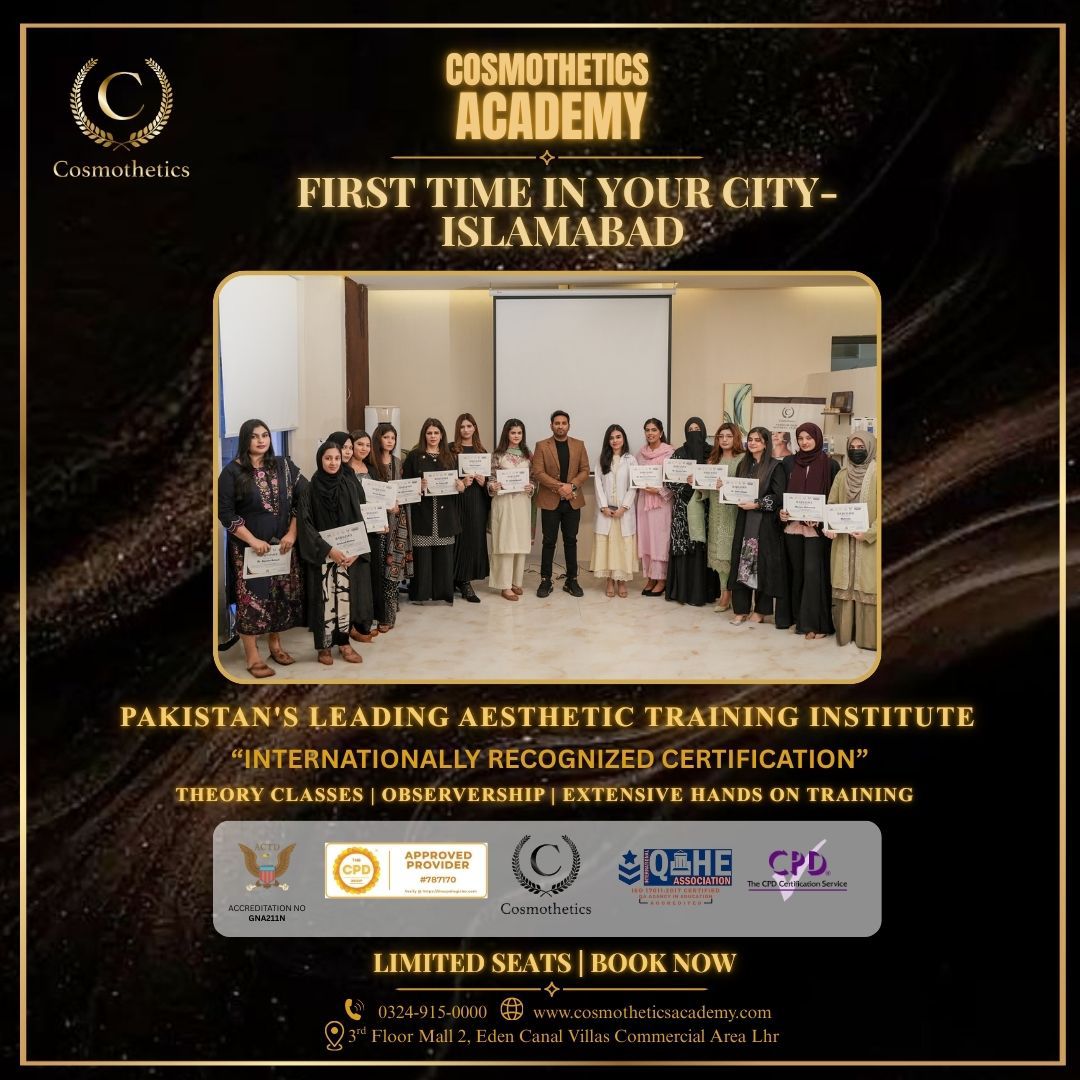 First Time We Are Coming in Islamabad | Cosmothetics Academy