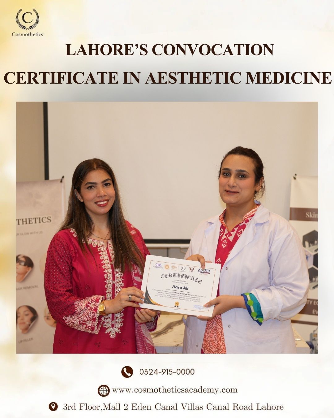 Skin Aesthetics Courses in Johar Town | Aesthetic Training